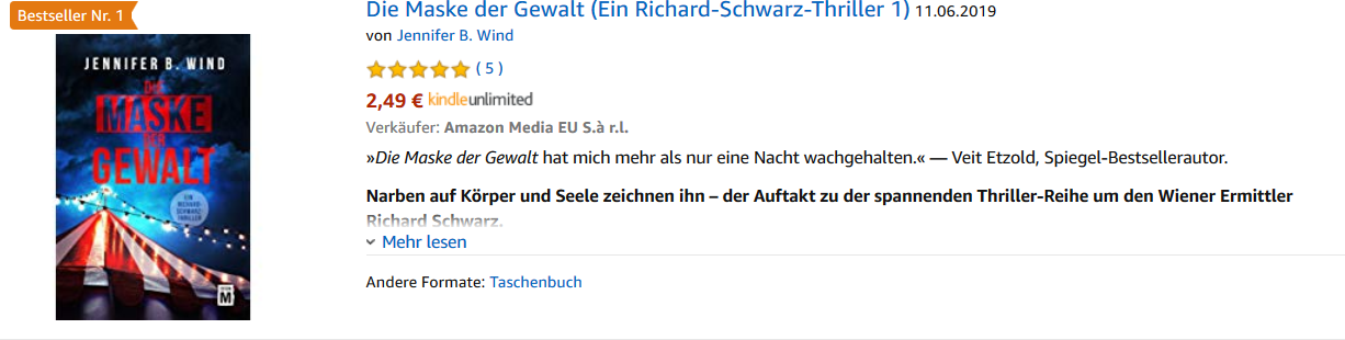 bestseller nummer 1 überblickseite